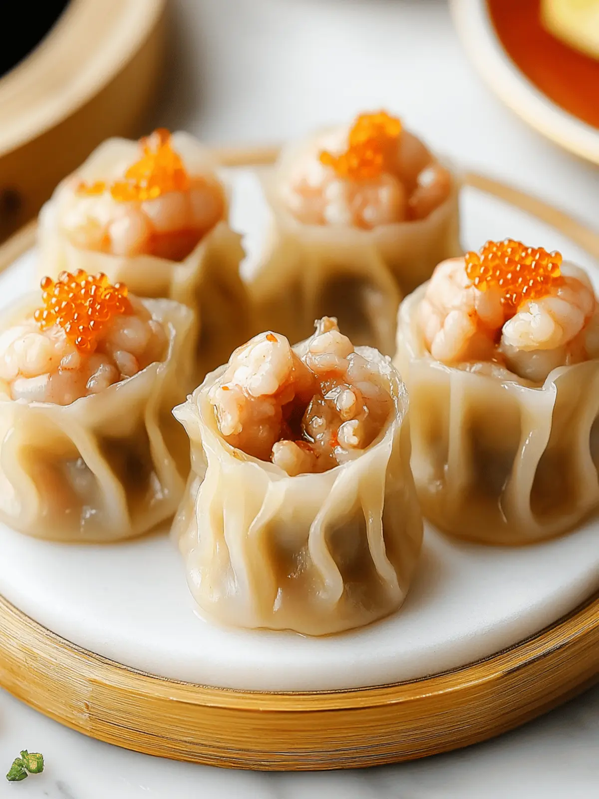 Pork and Shrimp Siu Mai