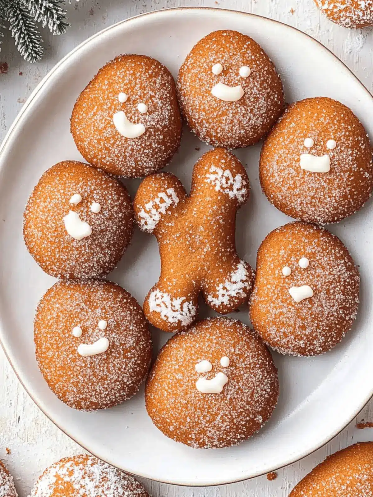 Gingerbread Donuts with Creamy Spiced Filling Delight 3 Gingerbread Donuts