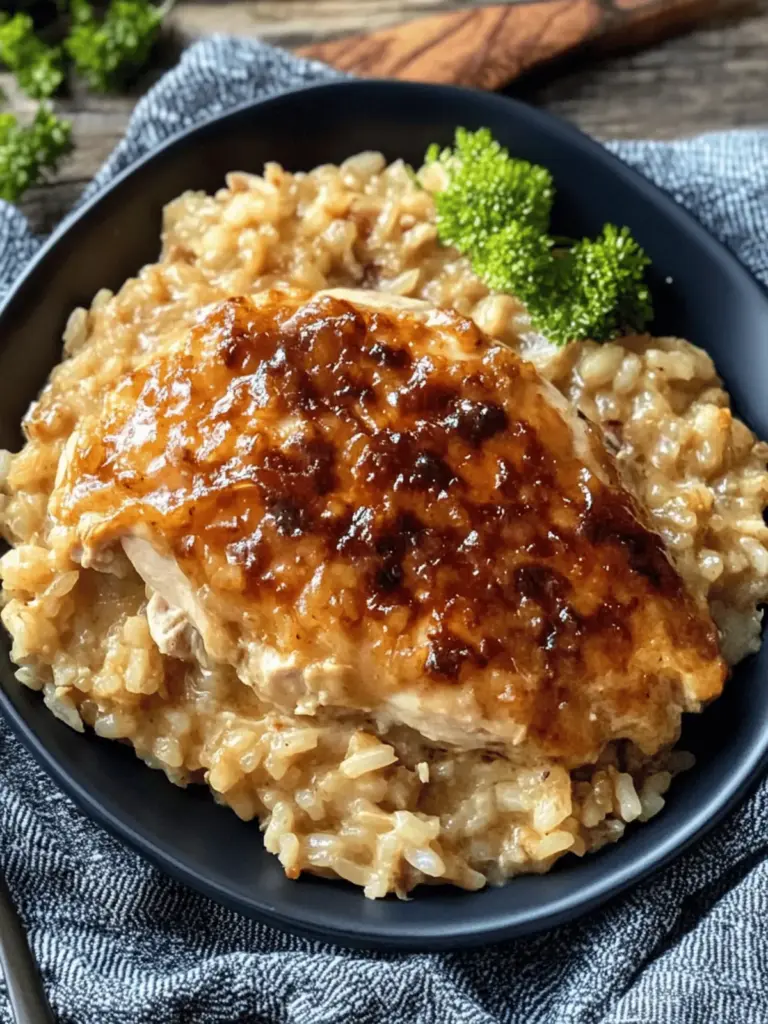 Creamy Chicken & Rice Casserole