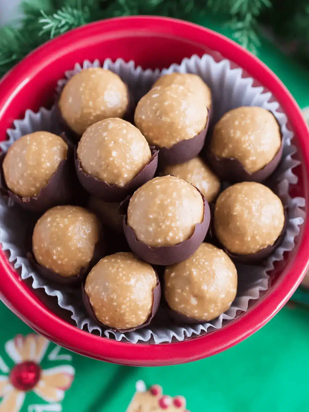 Homemade Peanut Butter Balls: Irresistible No-Bake Delights 3 Homemade Peanut Butter Balls