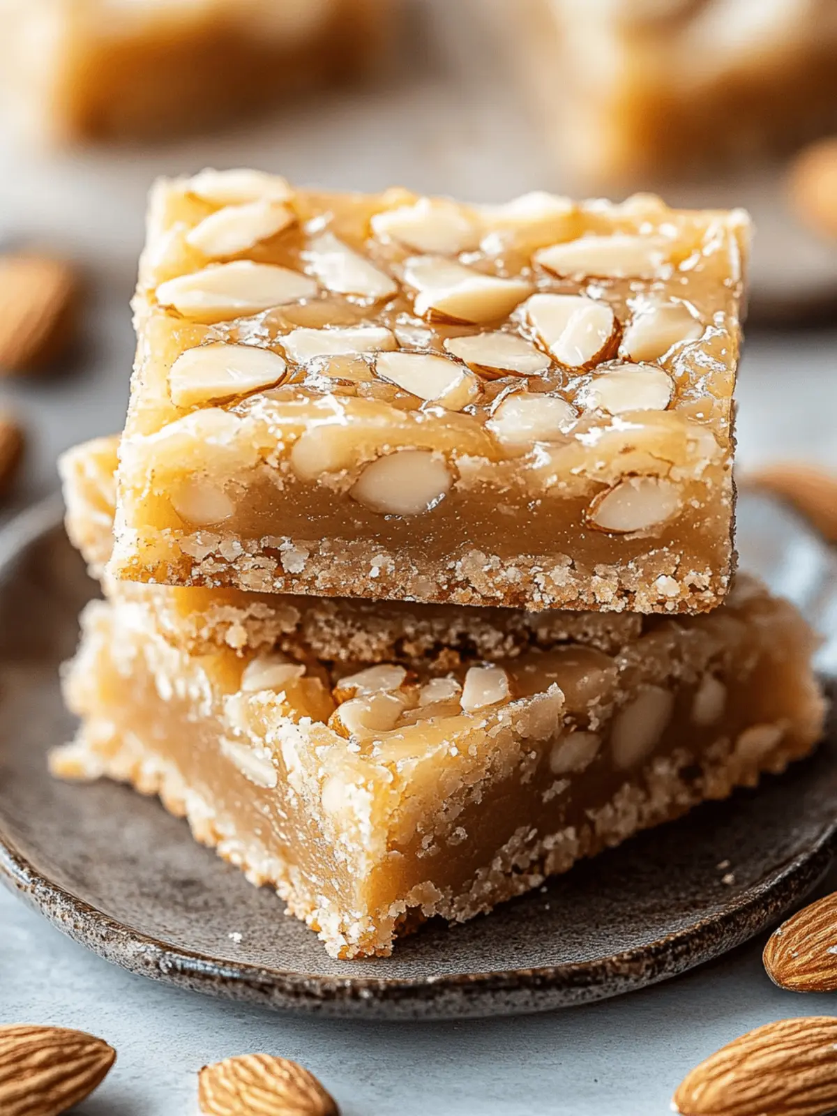 Almond Banket Bars