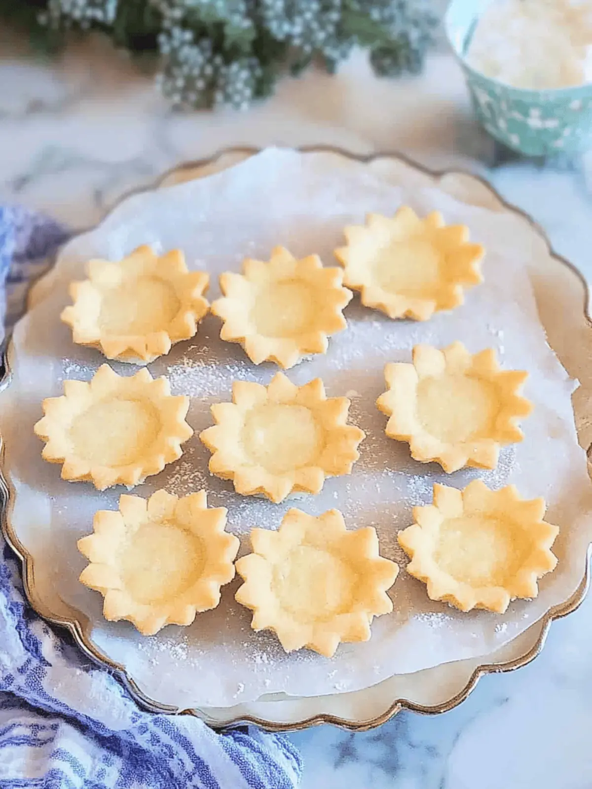 Sandbakkels (Scandinavian Sugar Cookies or Tarts)