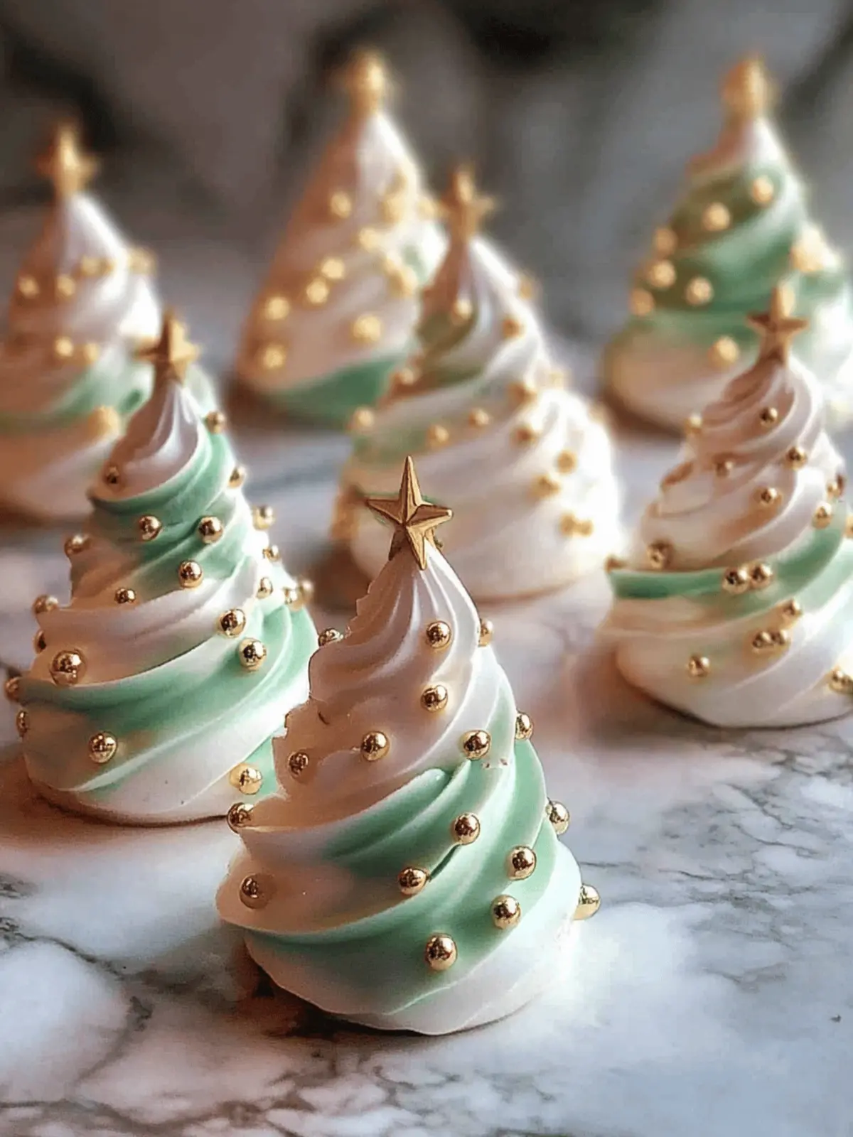 Festive Christmas Tree Meringues That Melt in Your Mouth 4 Christmas Tree Meringues