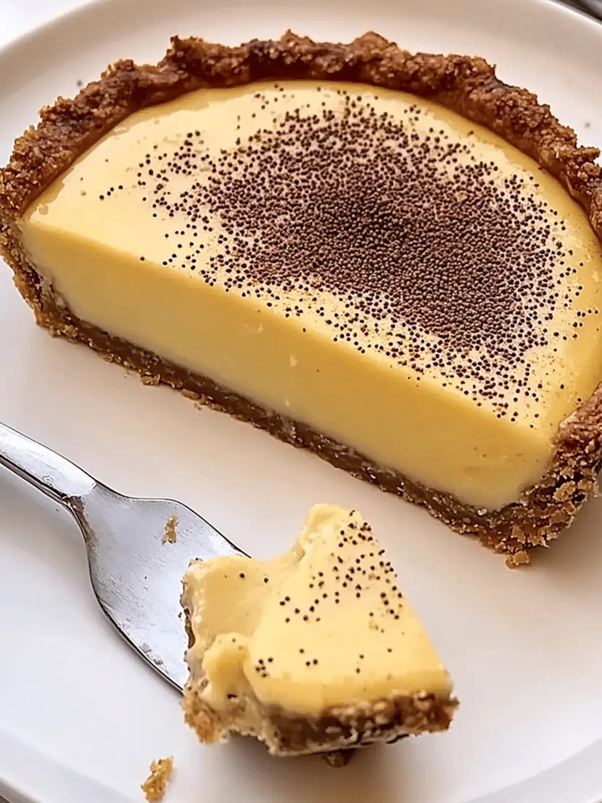 Vanilla Cardamom Custard Tart
