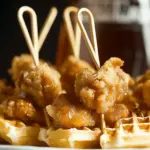 Chicken and Waffle Skewers