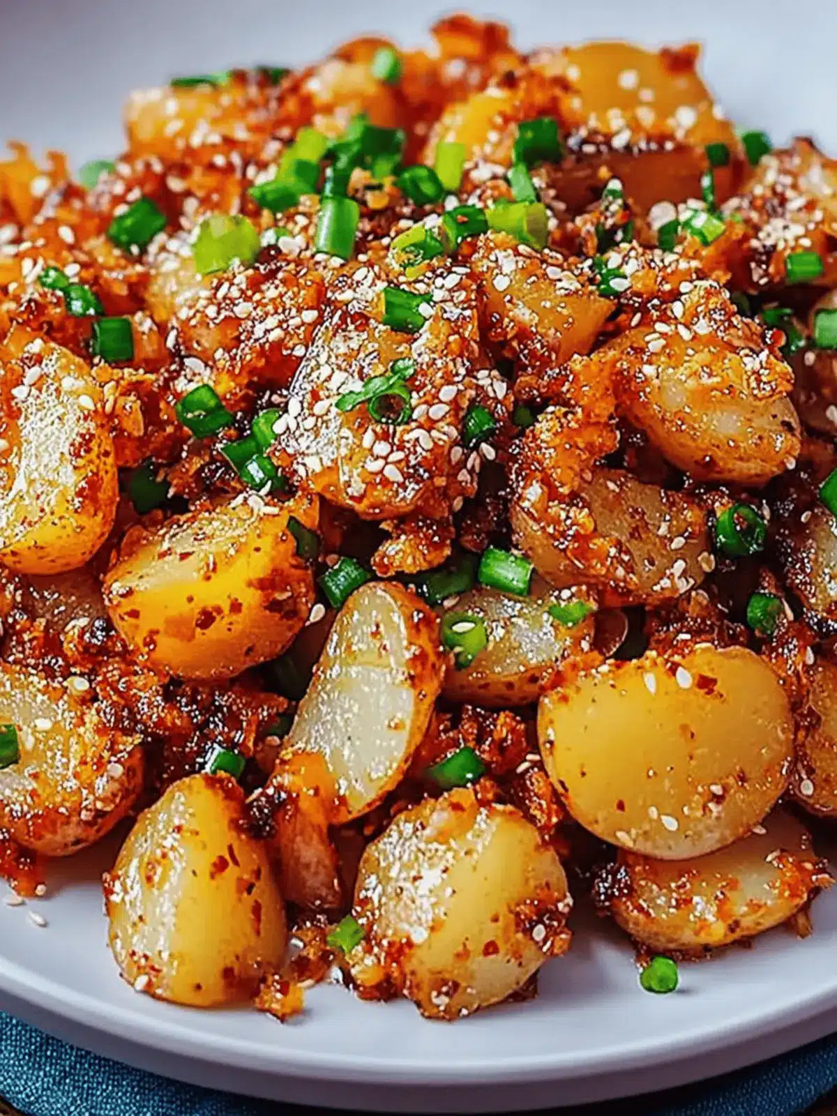 Crispy Korean Potato Dish