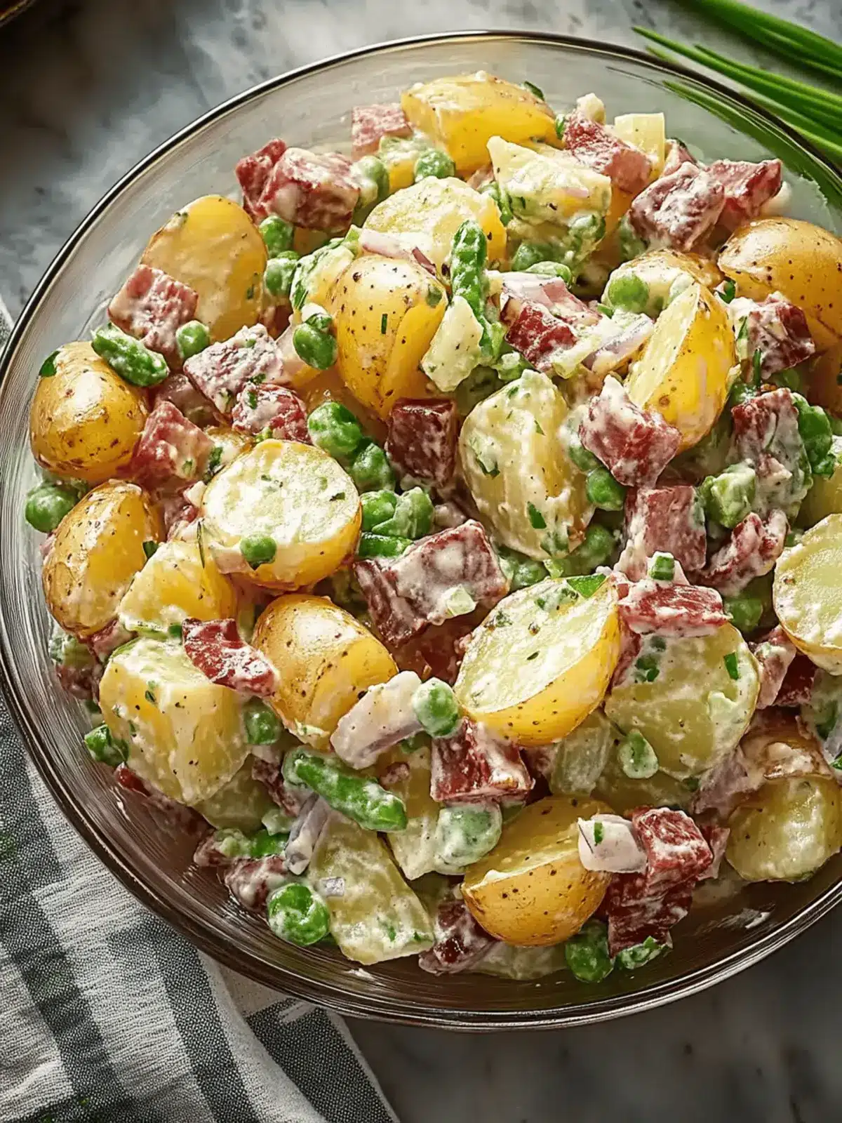 Mouthwatering Steakhouse Potato Salad with Crispy Bacon Delight 2 Steakhouse Potato Salad