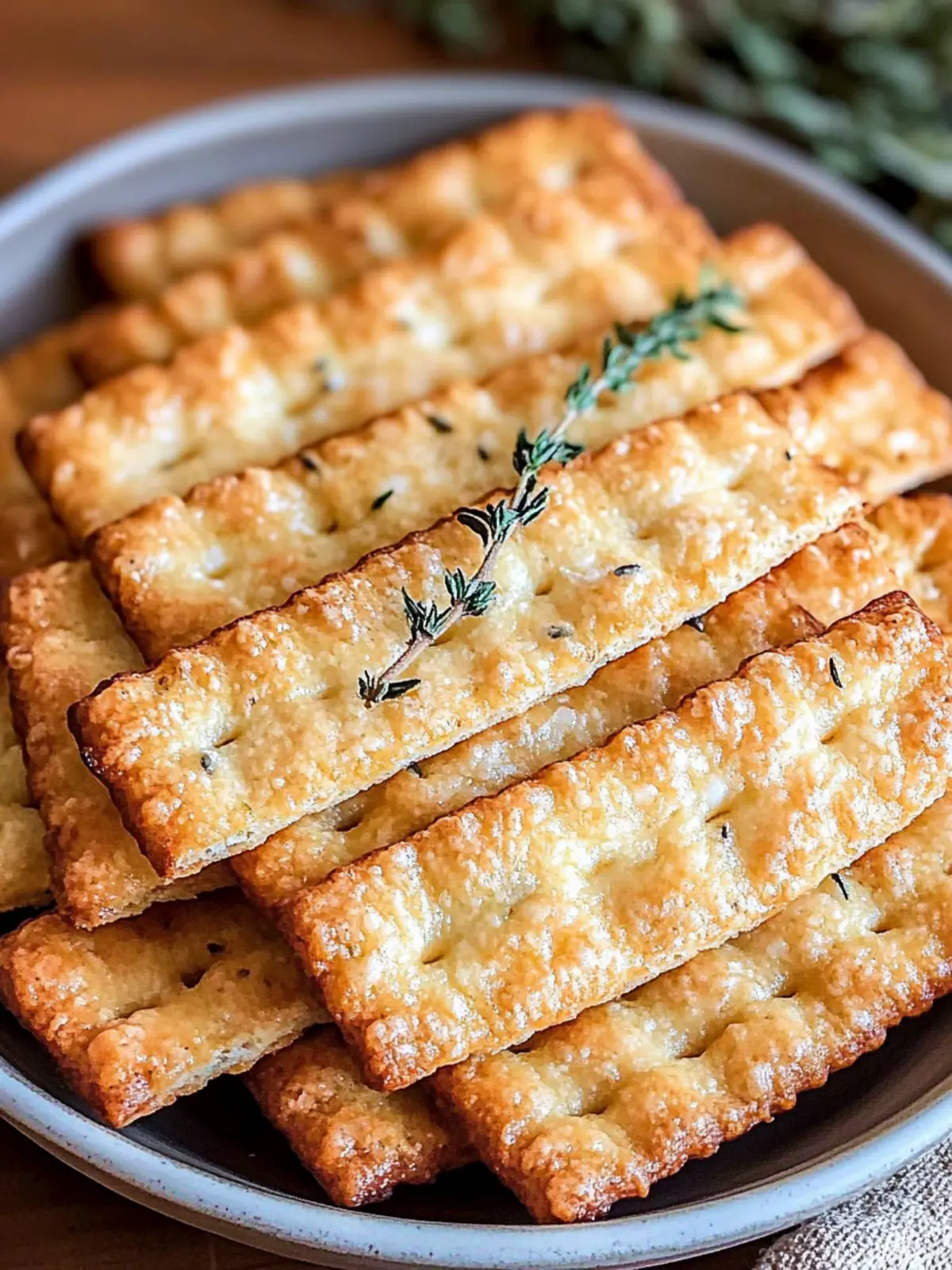 Homemade Cheese Crackers