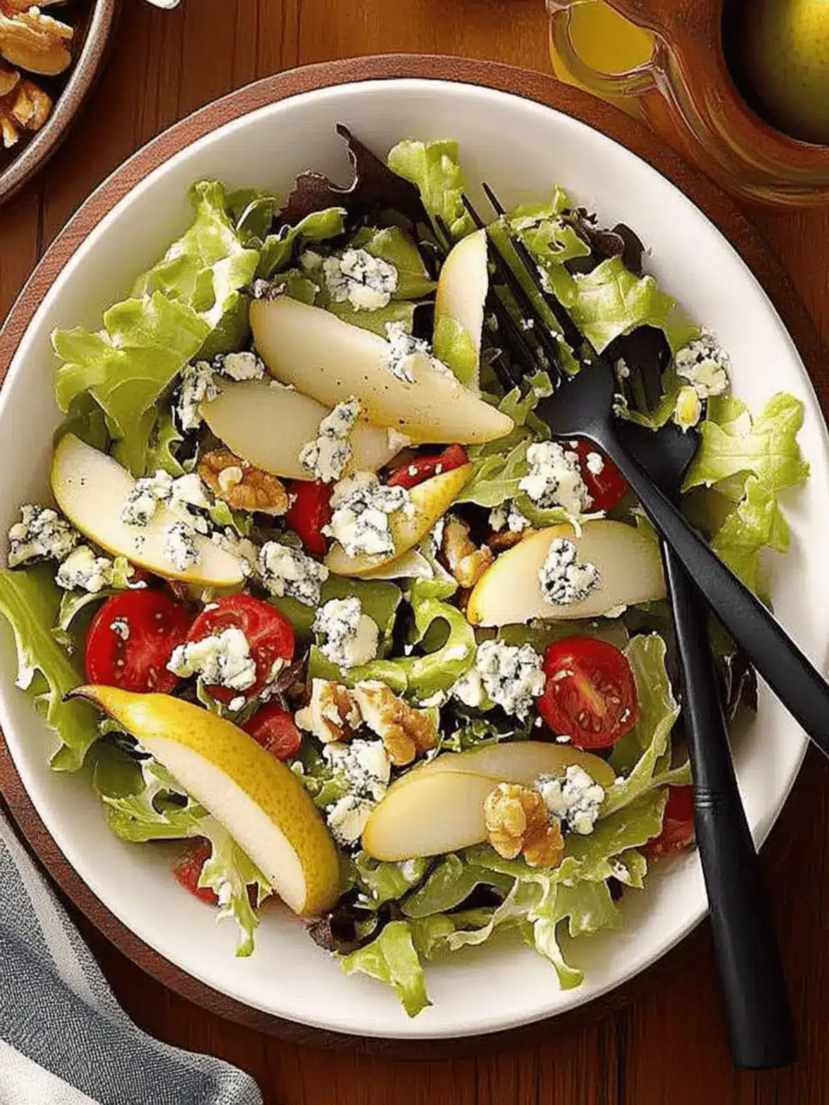Pear and Gorgonzola Salad