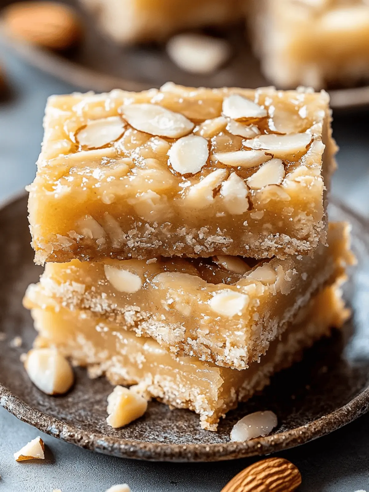 Almond Banket Bars