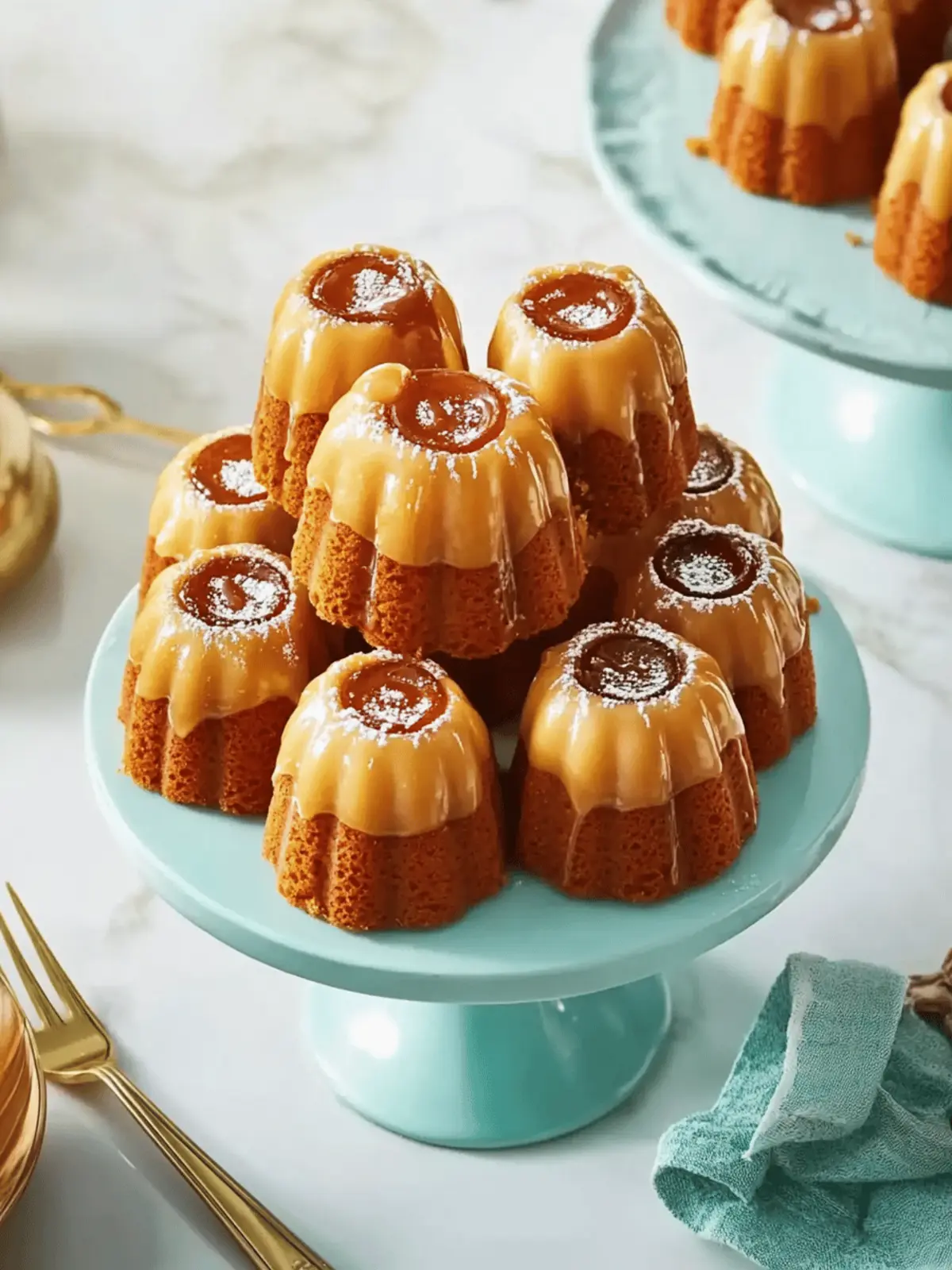 Mini Caramel Cakes