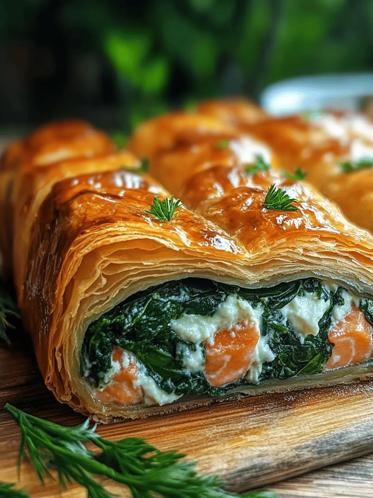 Spinach and Cheese Stuffed Salmon Wellington for Gourmet Nights 3 Spinach and Cheese Stuffed Salmon Wellington