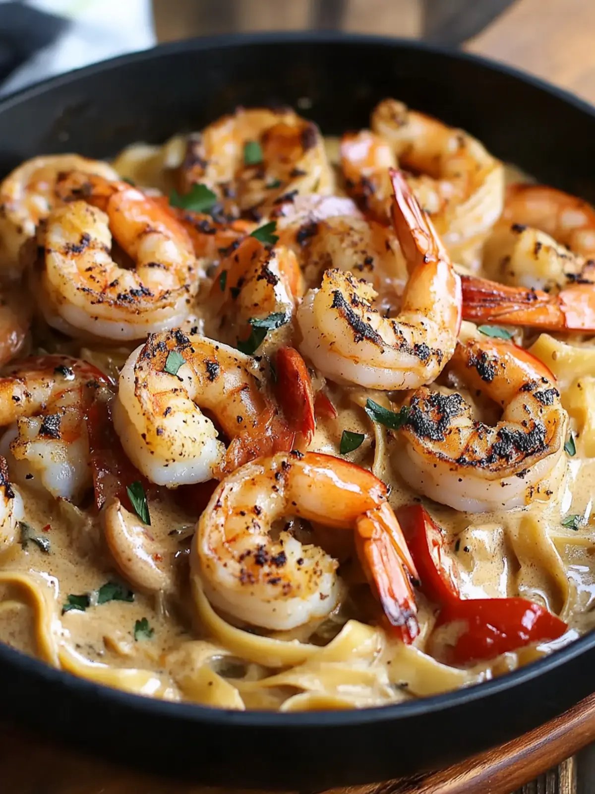 Indulge in Blackened Shrimp Stroganoff: A Spicy Delight 5 Blackened Shrimp Stroganoff