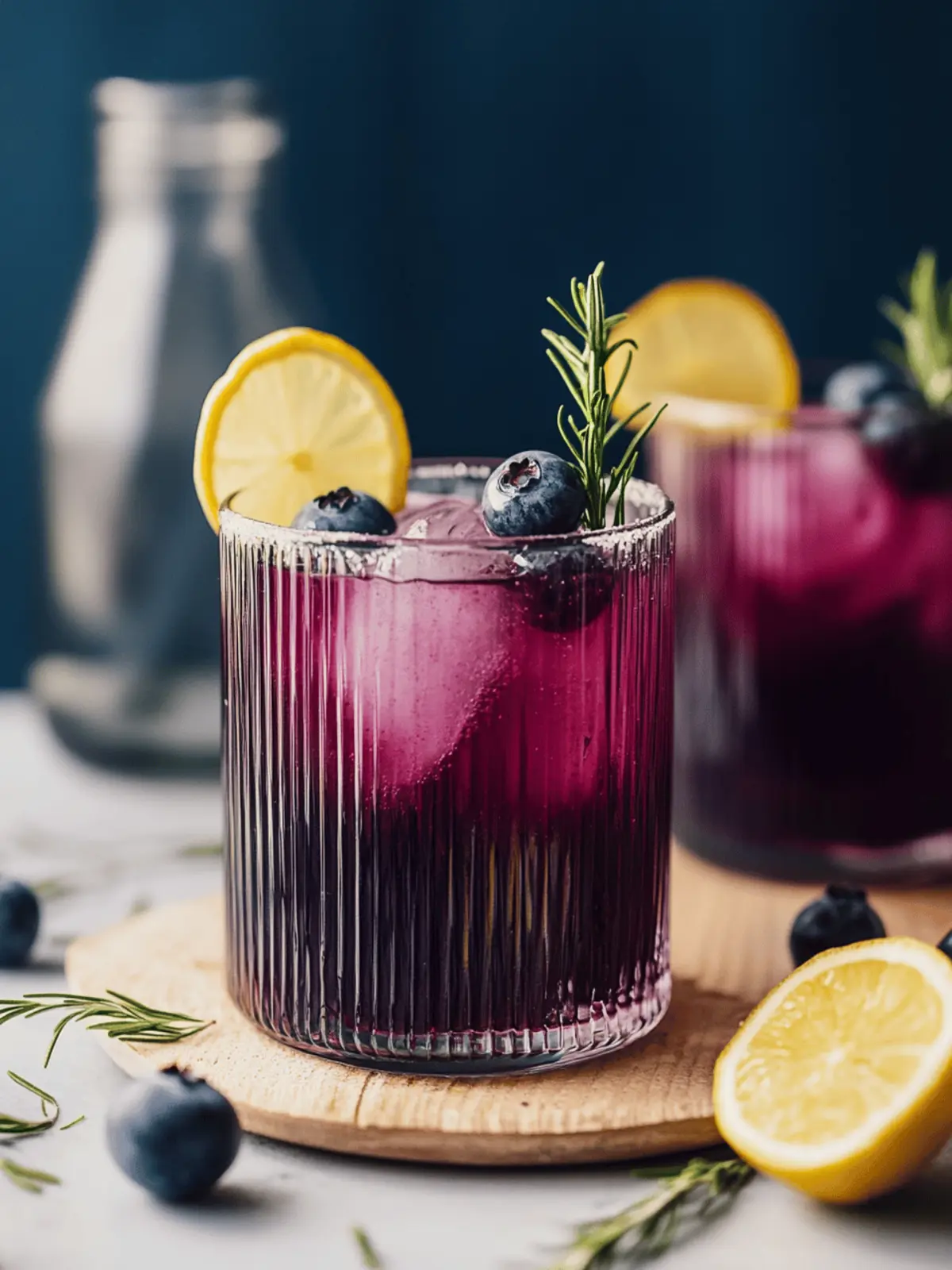 Sparkling Blueberry Ginger Mocktail: Sip into Refreshment 2 Sparkling Blueberry Ginger Mocktail