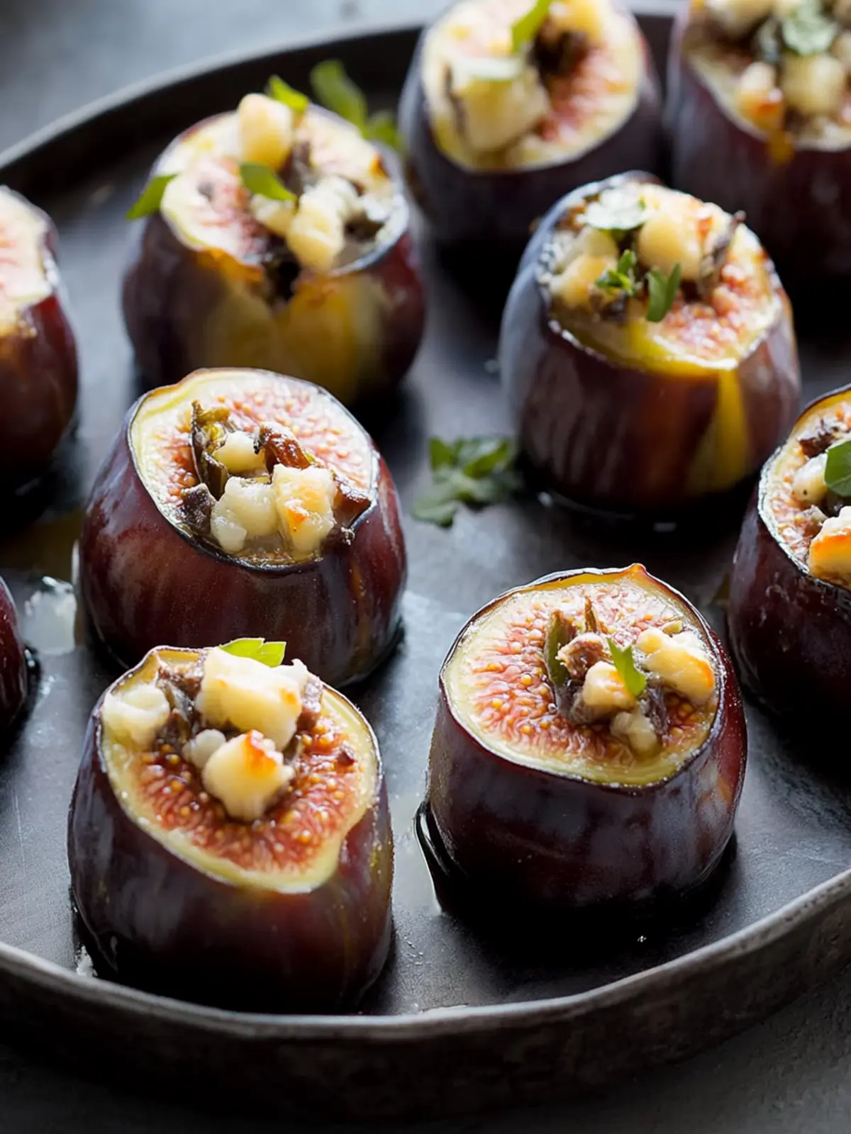 Bleu Cheese Stuffed Figs