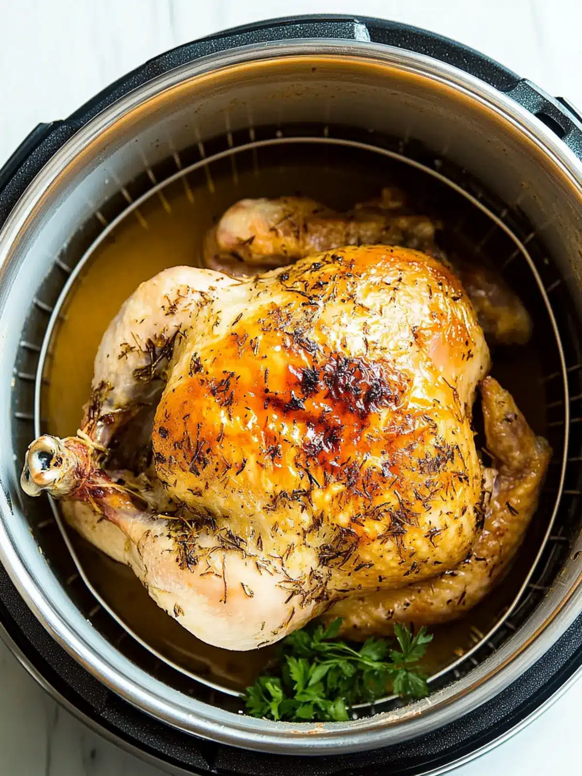 Pressure Cooker Whole Chicken
