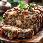 Bacon Mushroom Swiss Meatloaf: Comfort Food Reinvented 4 Bacon Mushroom Swiss Meatloaf