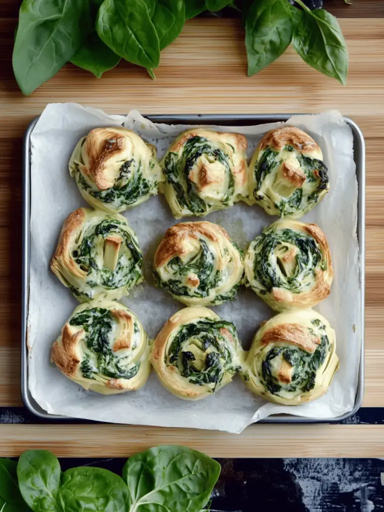 Spinach Artichoke Swirls