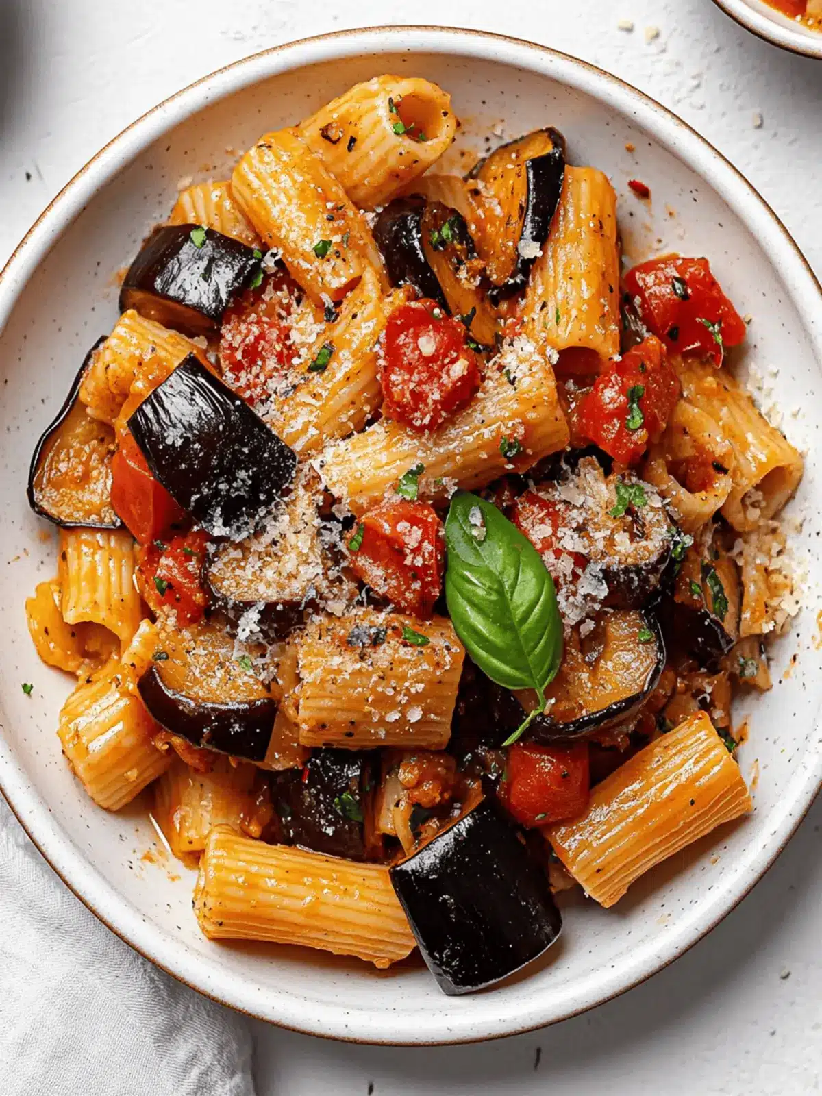 Roasted Eggplant Pasta