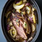 Slow Cooker Beef Brisket and Onions