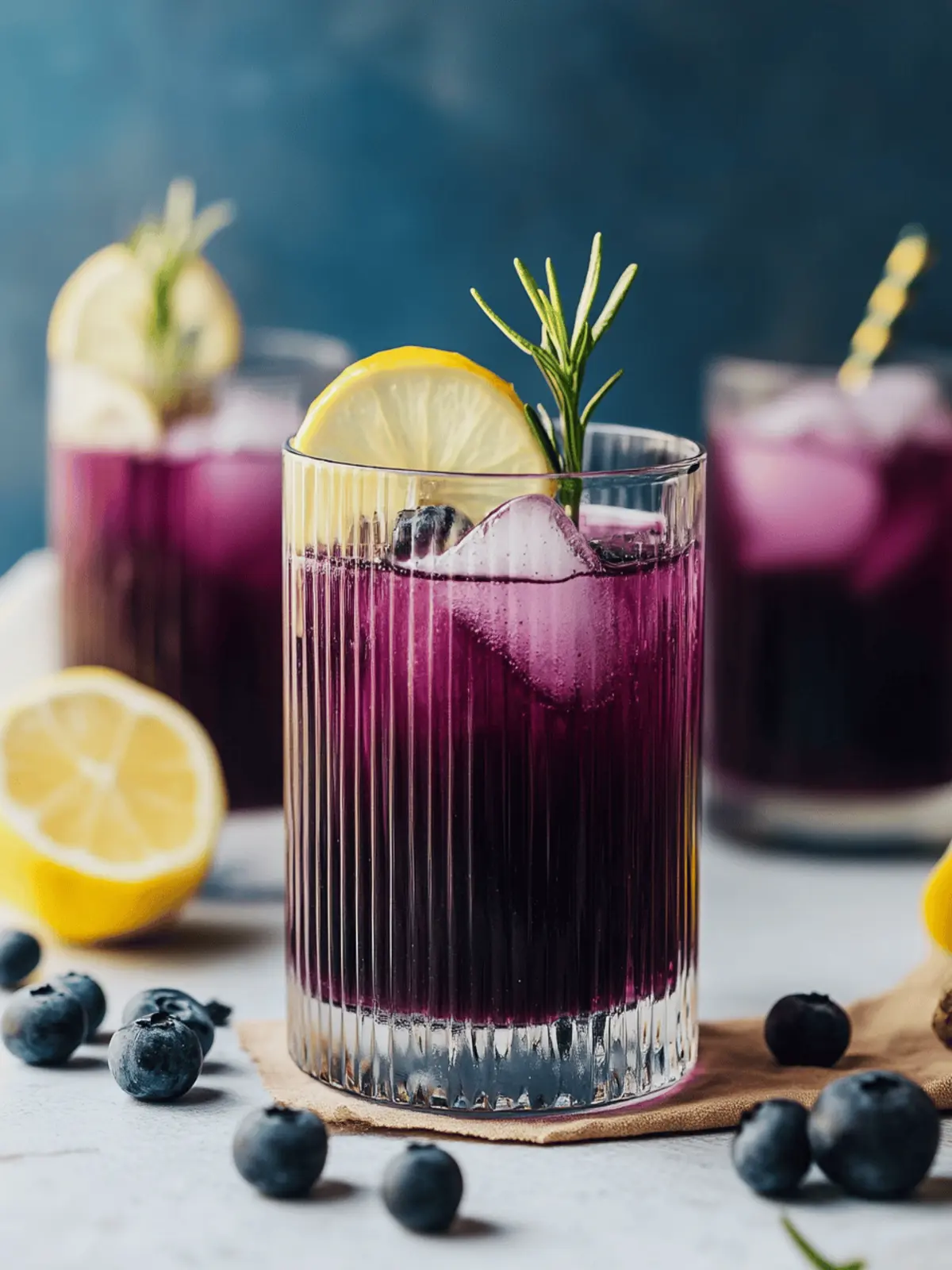 Sparkling Blueberry Ginger Mocktail: Sip into Refreshment 5 Sparkling Blueberry Ginger Mocktail