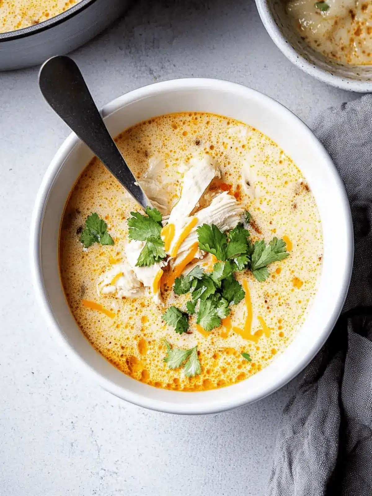 Keto White Chicken Chili