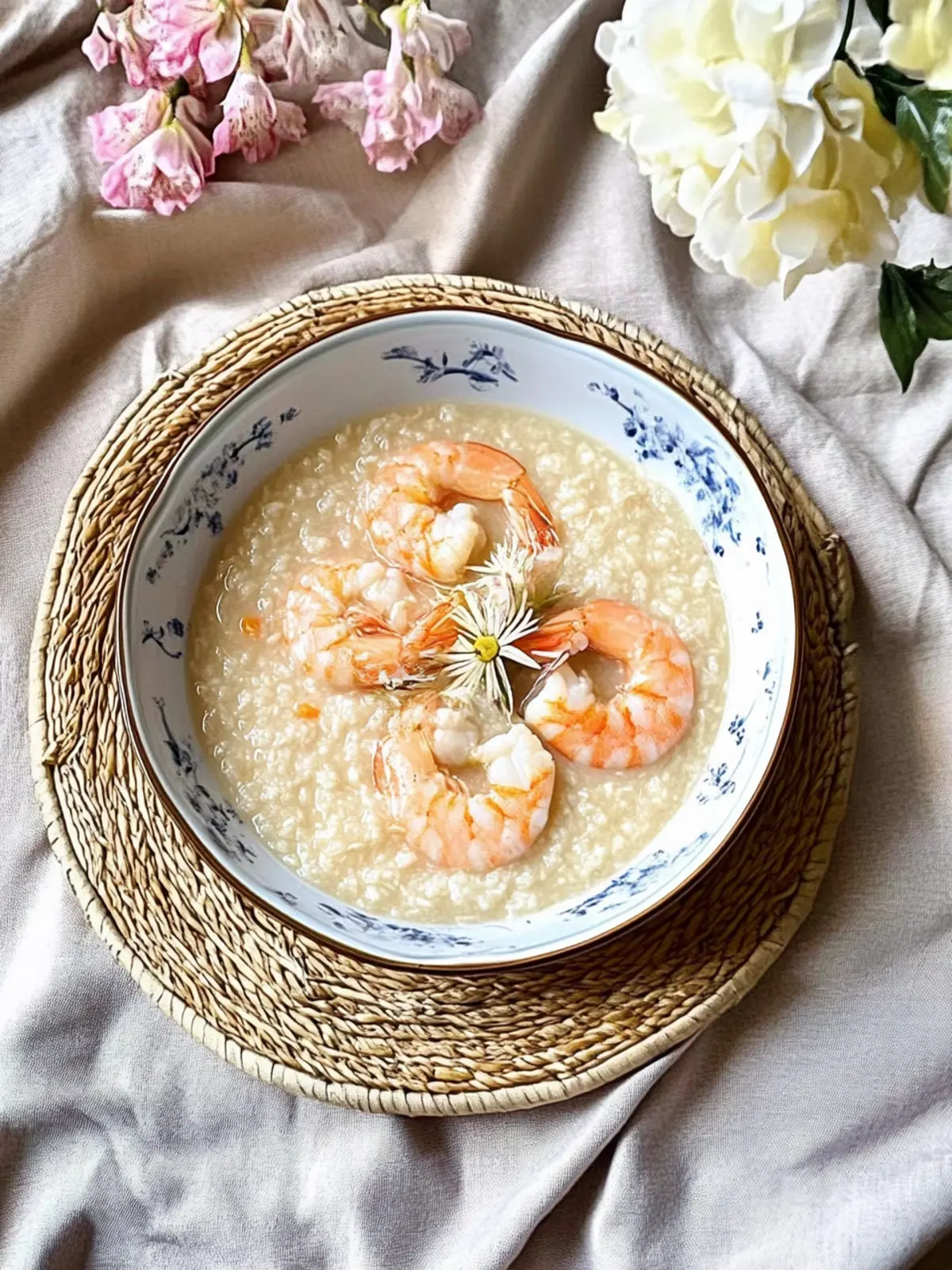 Creamy Chinese Seafood Congee with Shrimp for Cozy Nights 3 Chinese Seafood congee with shrimp/ prawn