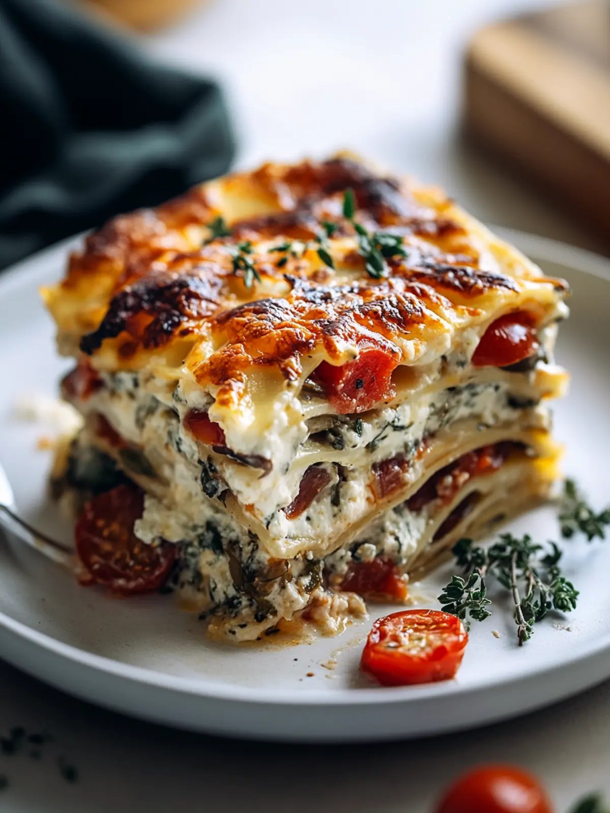 Loaded Veggie White Lasagna: Comfort Food with a Healthy Twist 4 Loaded Veggie White Lasagna