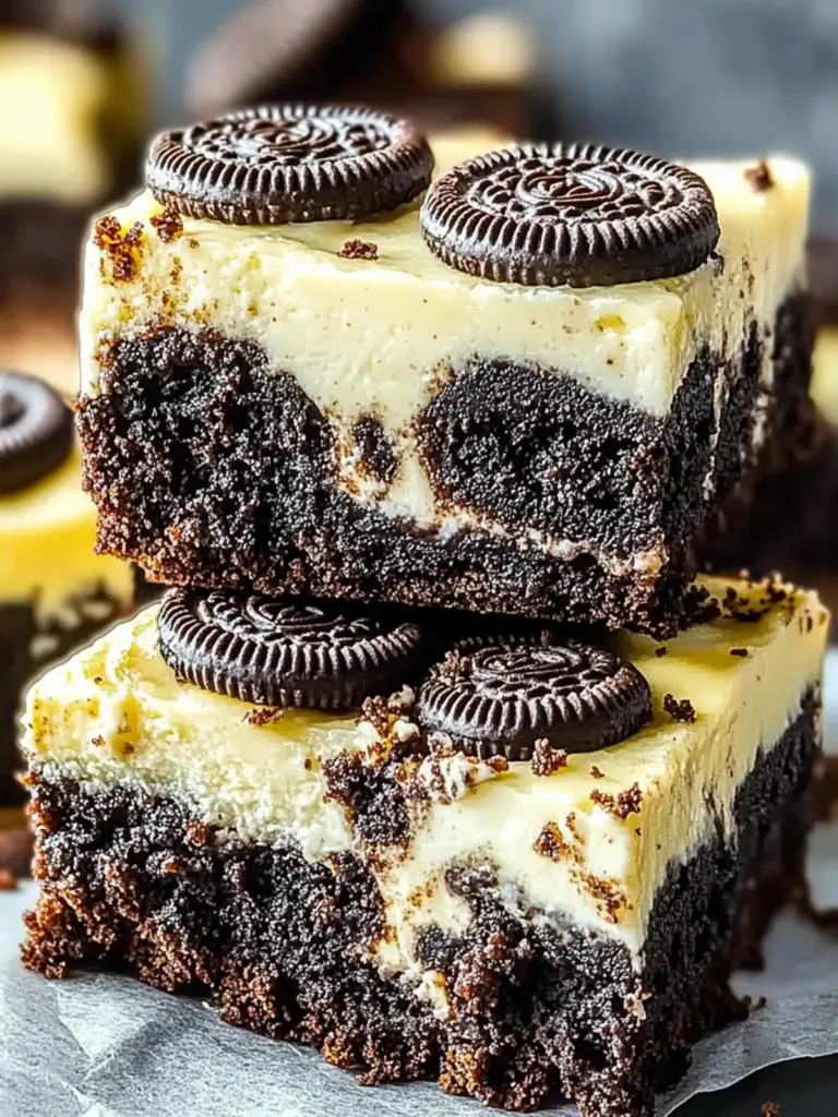 Oreo Cheesecake Brownies