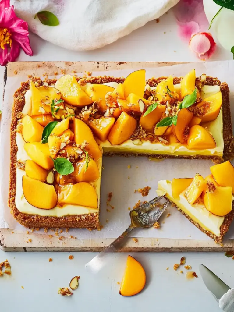 Ginger, Mango and Honey Cheesecake