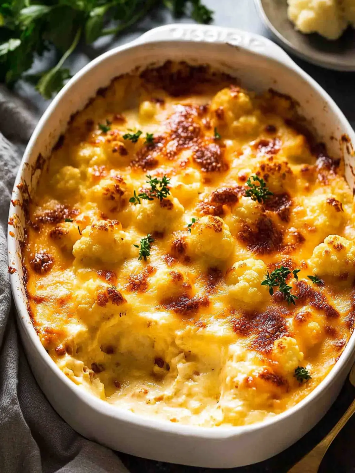 Creamy Cauliflower Cheese Bake: Indulge in Comfort Food Bliss 4 Cauliflower Cheese