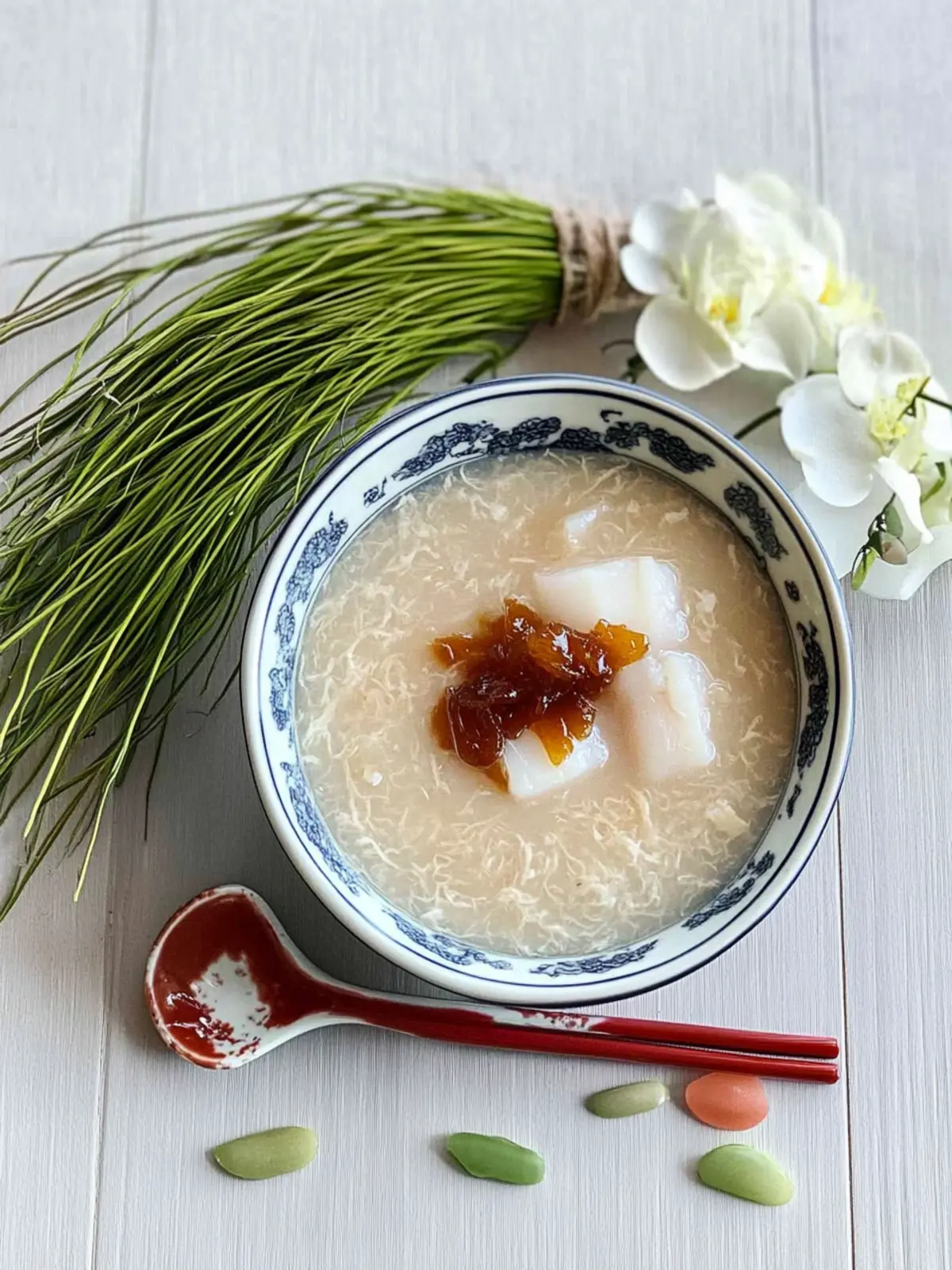 Creamy Dried Scallop Congee for Ultimate Comfort and Warmth 2 Dried Scallop Congee