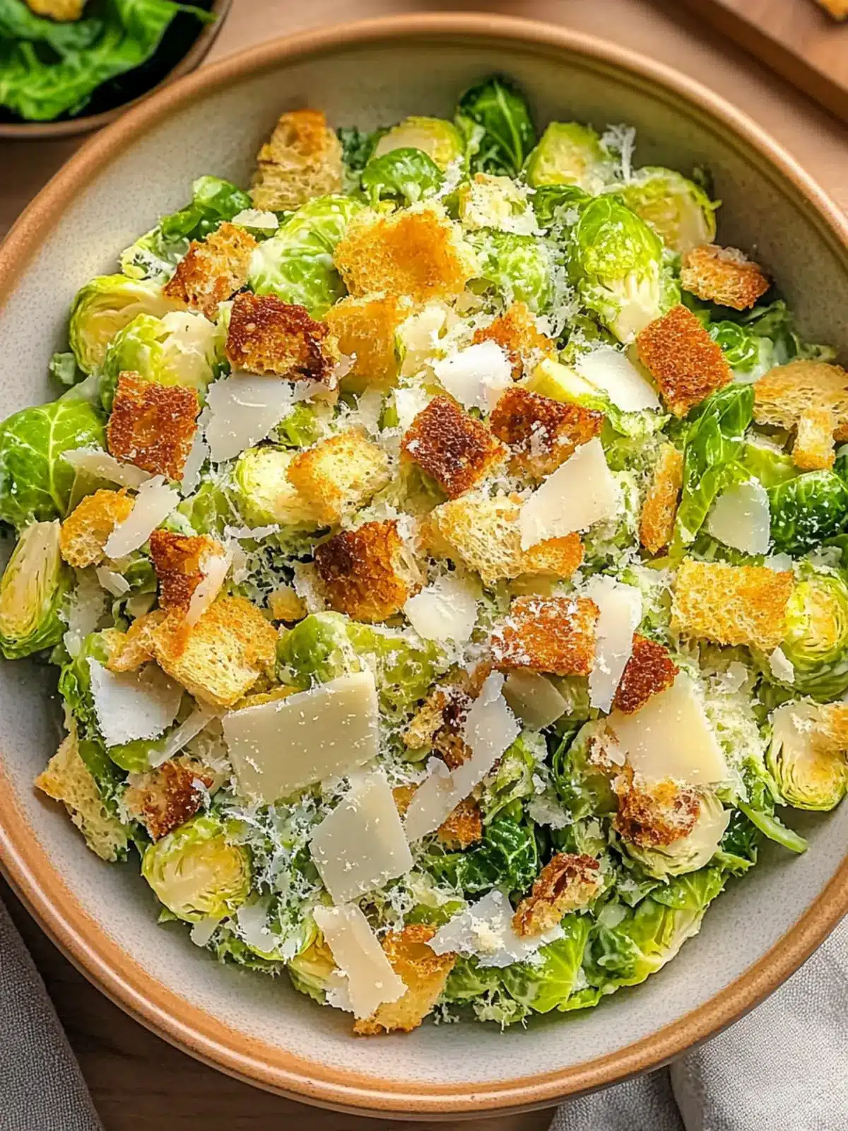 Crispy Brussels Sprouts Caesar Salad for a Flavorful Change 4 Brussels Sprouts Caesar Salad