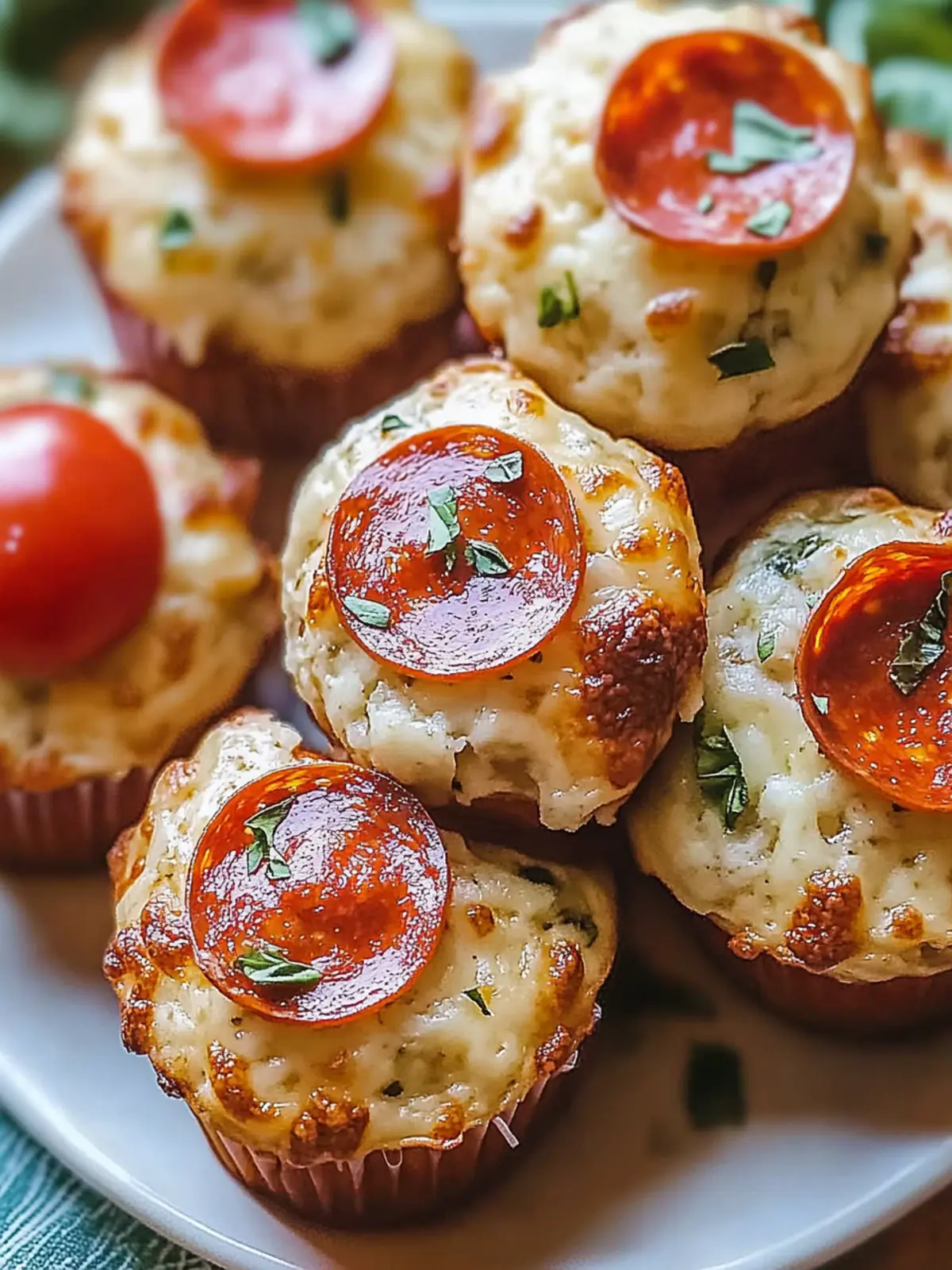 Crispy Pizza Muffins: Customizable and Kid-Approved Snacks 3 Pizza Muffins
