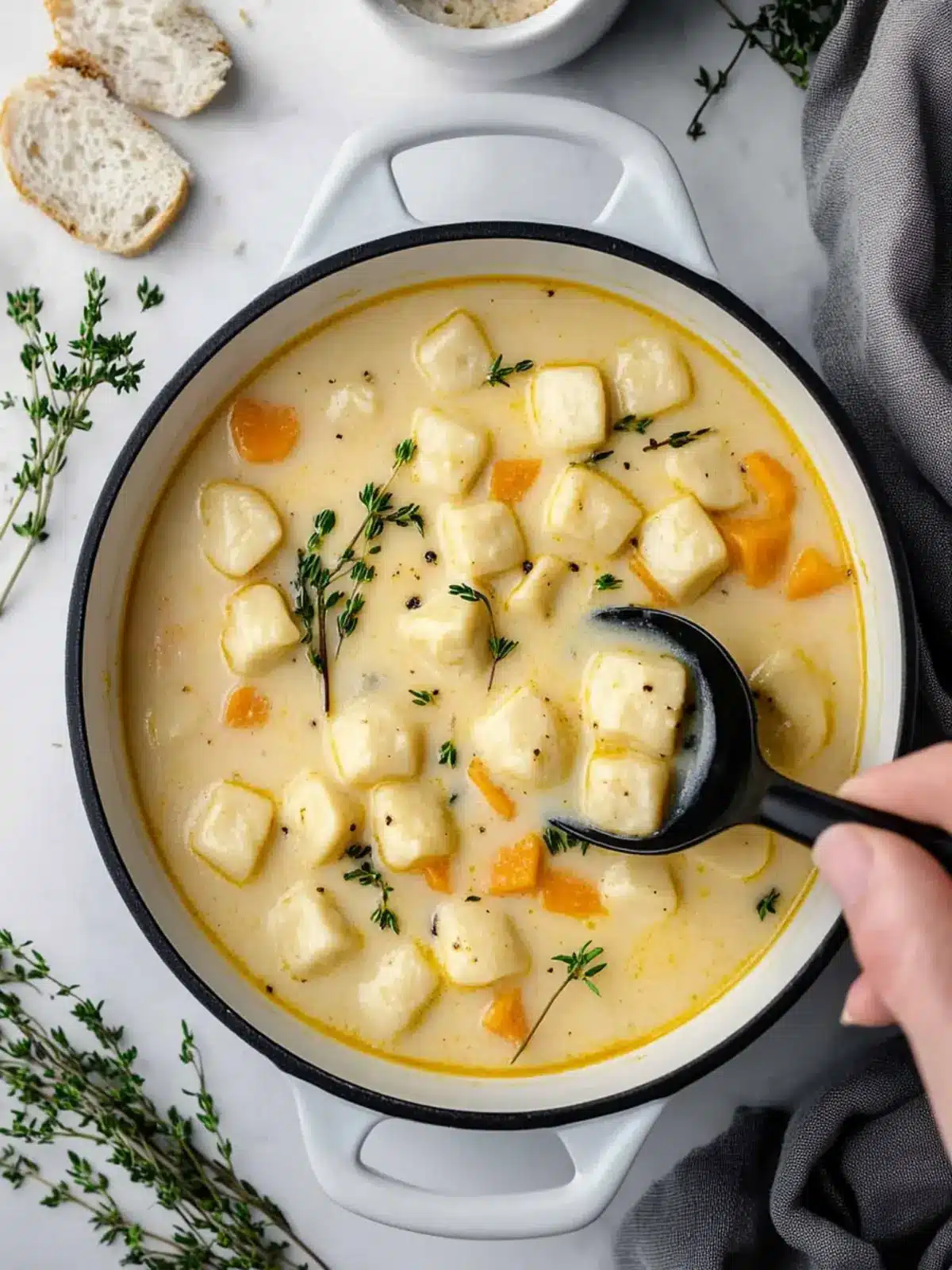 Cozy Up with Creamy Knoephla Soup: Easy Comfort Food Bliss 5 Creamy Knoephla Soup