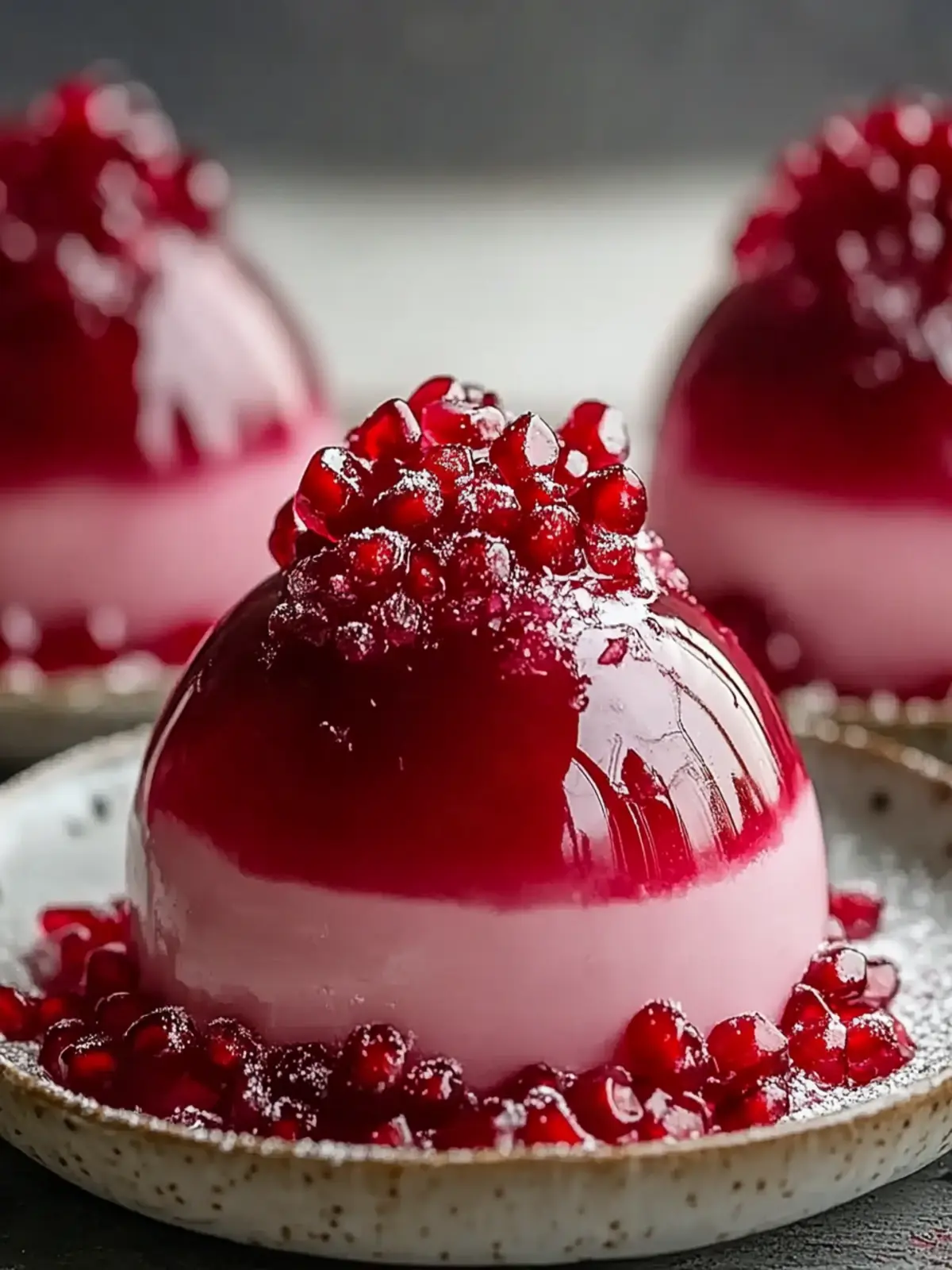 Irresistible Glossy Pomegranate Mousse Domes for Special Occasions 5 Glossy Pomegranate Mousse Domes