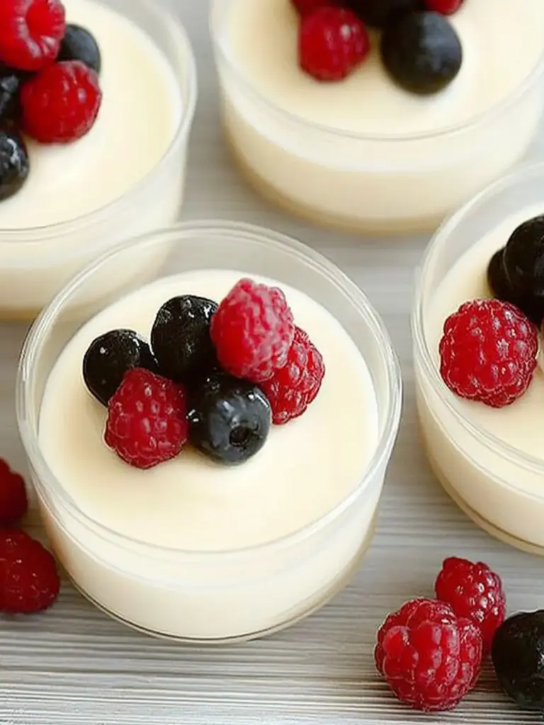 Elegant White Chocolate Mousse