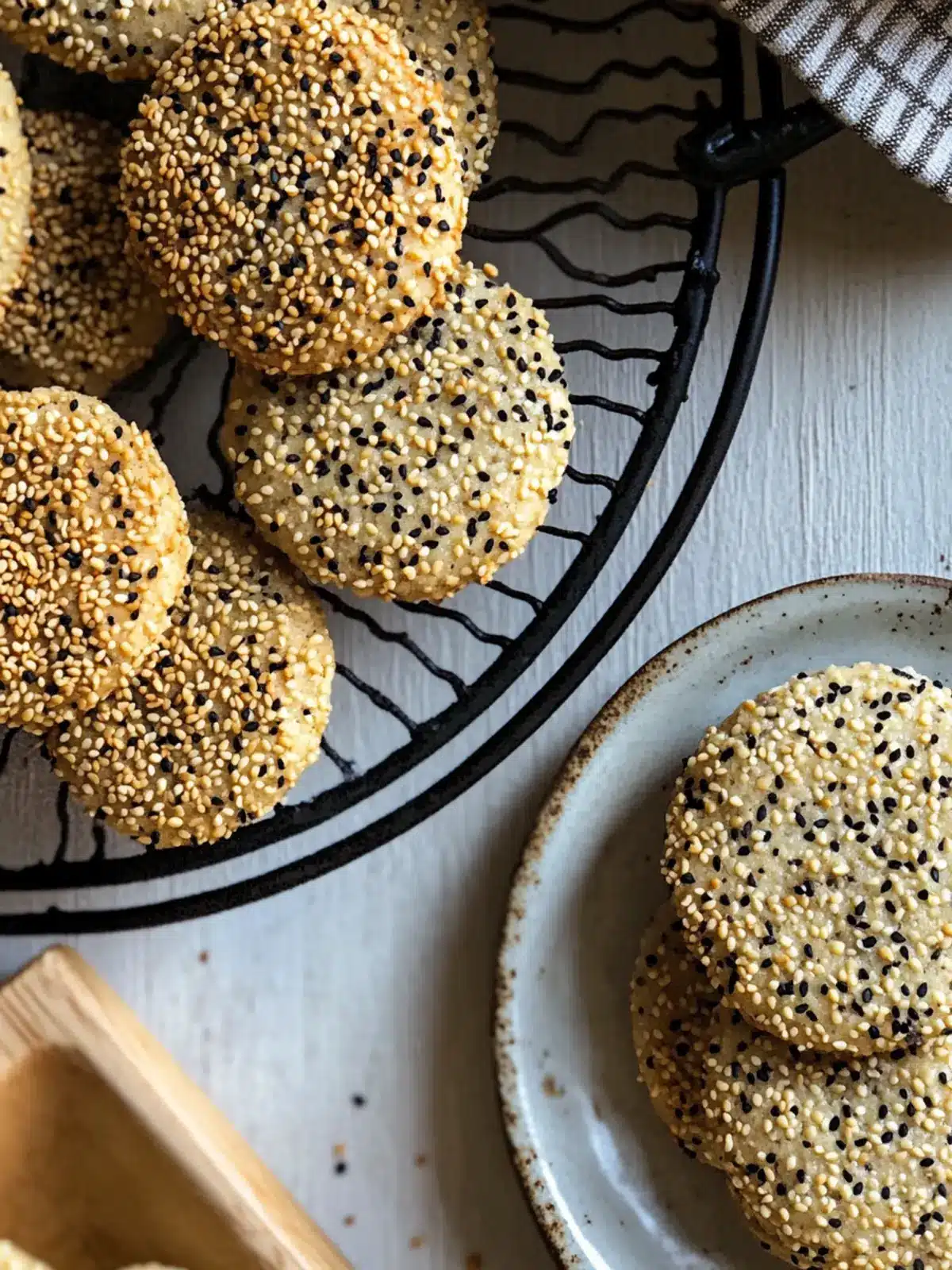 Toasted Sesame Cookies: Your New Favorite Chewy Delight 2 Toasted Sesame Cookies