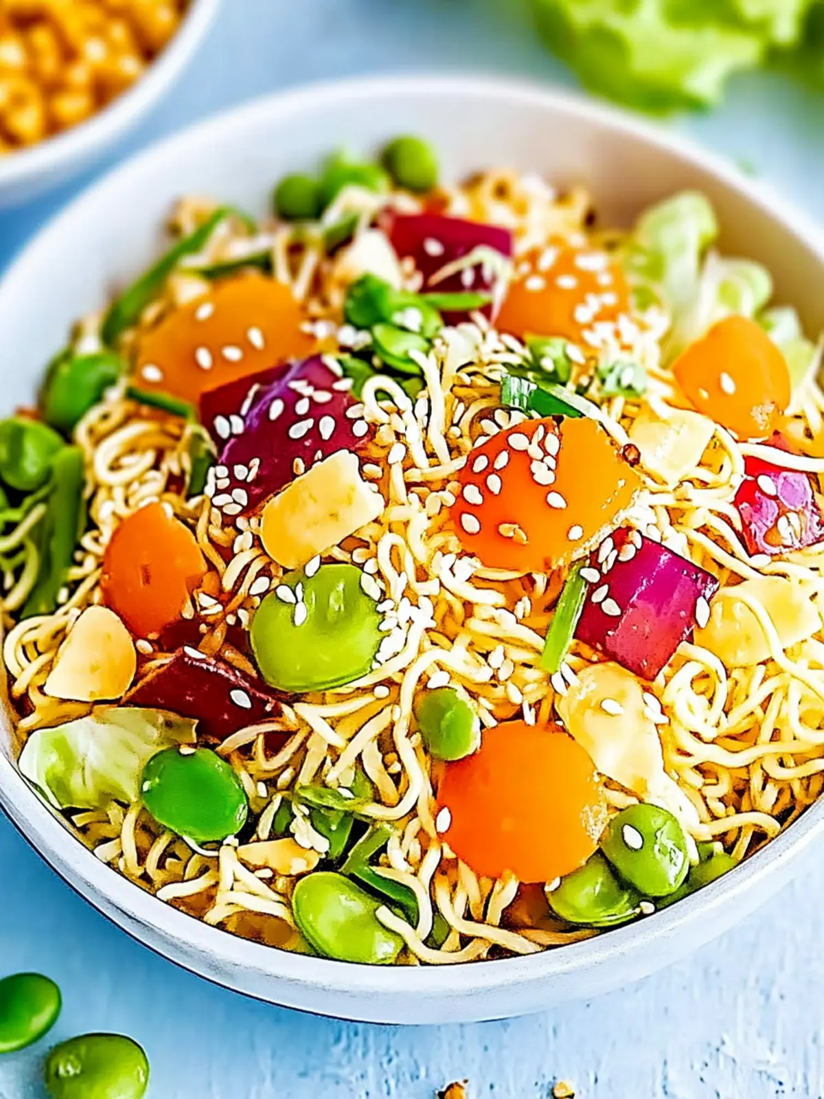 Crispy Ramen Noodle Salad: Quick, Flavorful & Fresh Treat 2 Ramen Noodle Salad