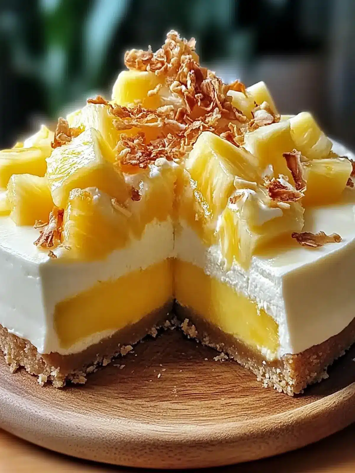 Pineapple Heaven Cheesecake: A Slice of Tropical Bliss 2 Pineapple Heaven Cheesecake