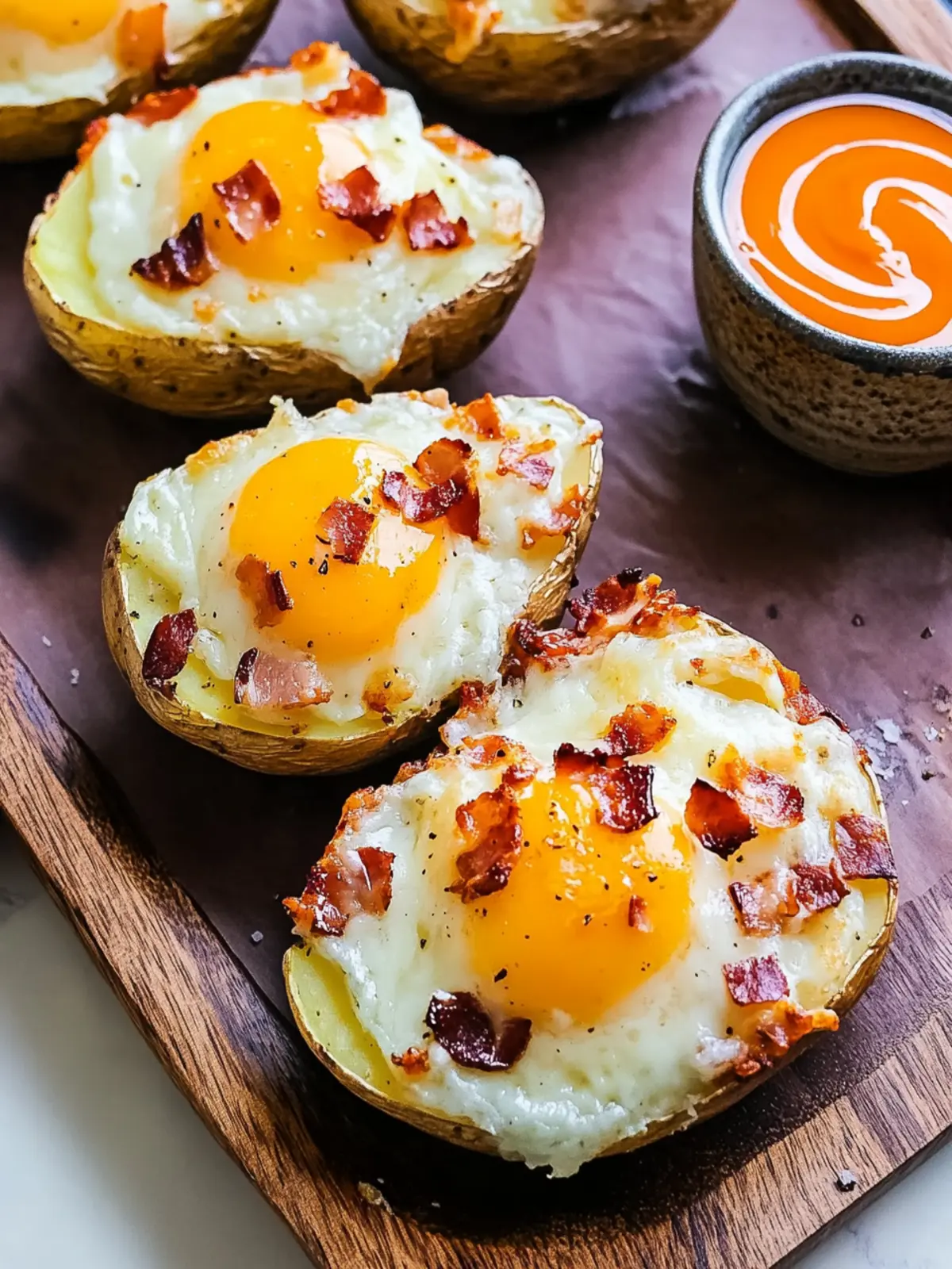 Baked Loaded Breakfast Potatoes