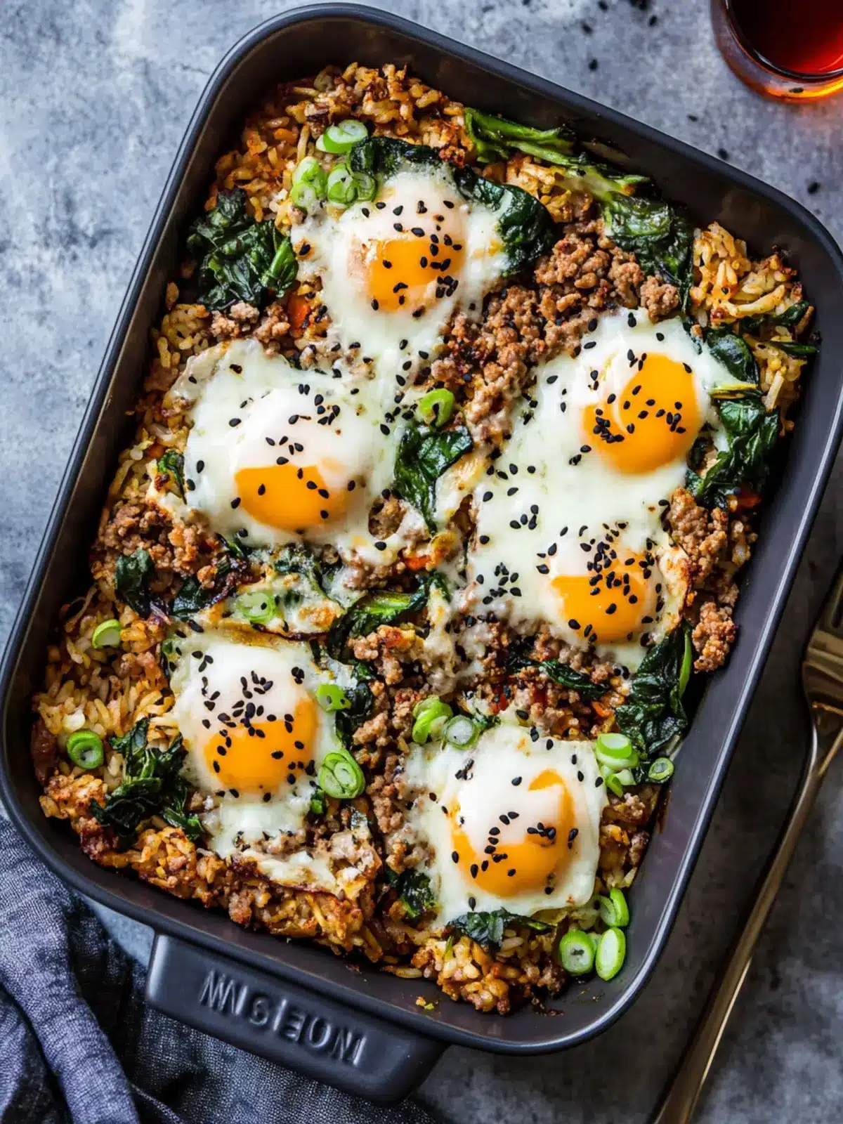 Bibimbap Casserole with Ground Pork: Your New Cozy Favorite 3 Bibimbap Casserole with Ground Pork