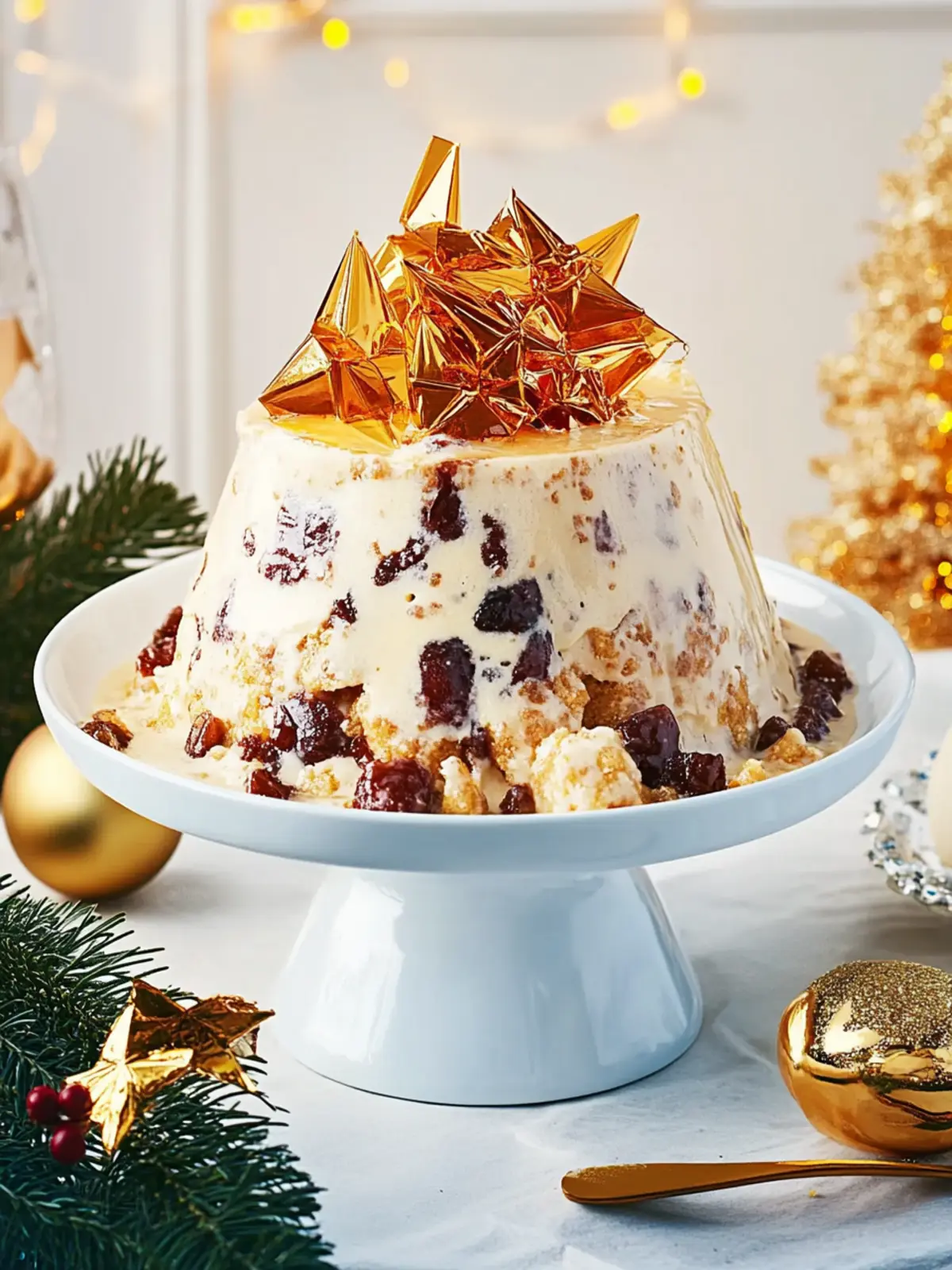 Brandy Butter Christmas Pudding