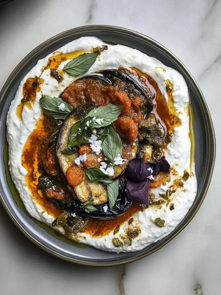 Healthy Eggplant Borani