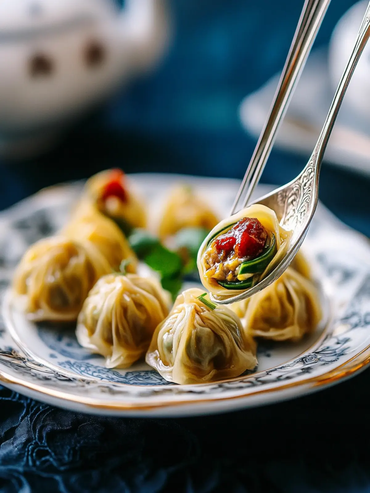 Savory Money Bag Dumplings for Good Fortune this New Year 3 Money Bag Dumplings