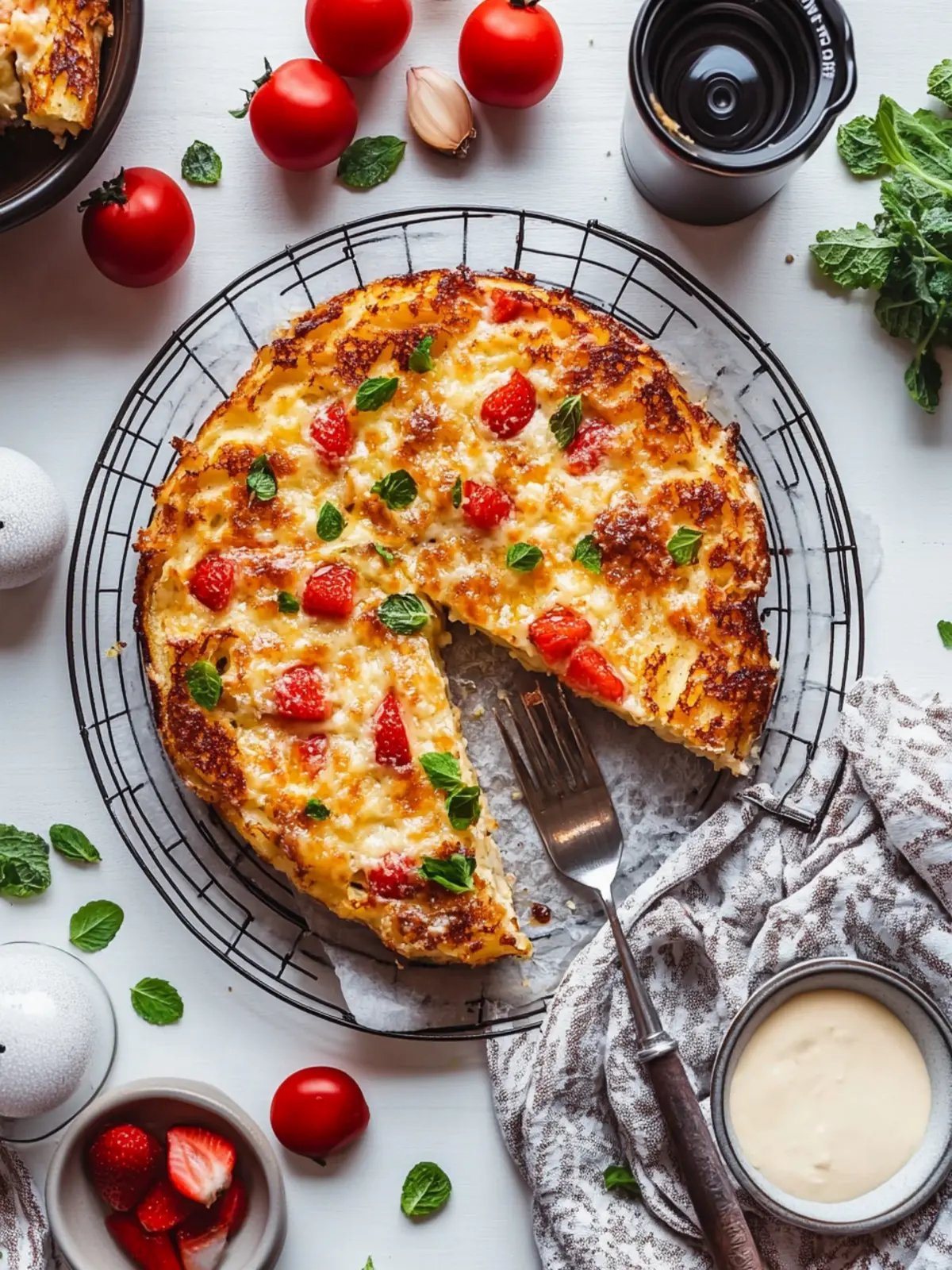 Savoury Baked French Toast