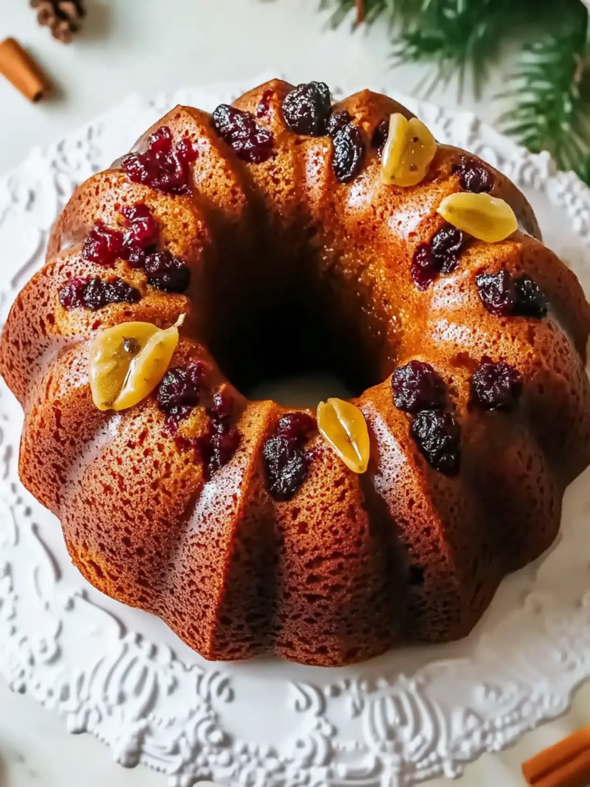 Festive Christmas Fruit Bundt Cake That Impresses Every Guest 2 Christmas Fruit Bundt Cake