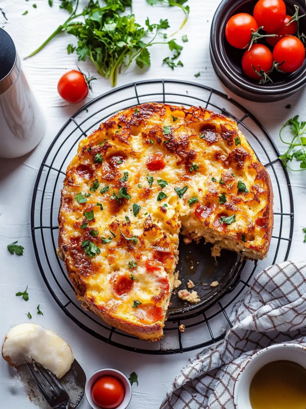 Savoury Baked French Toast