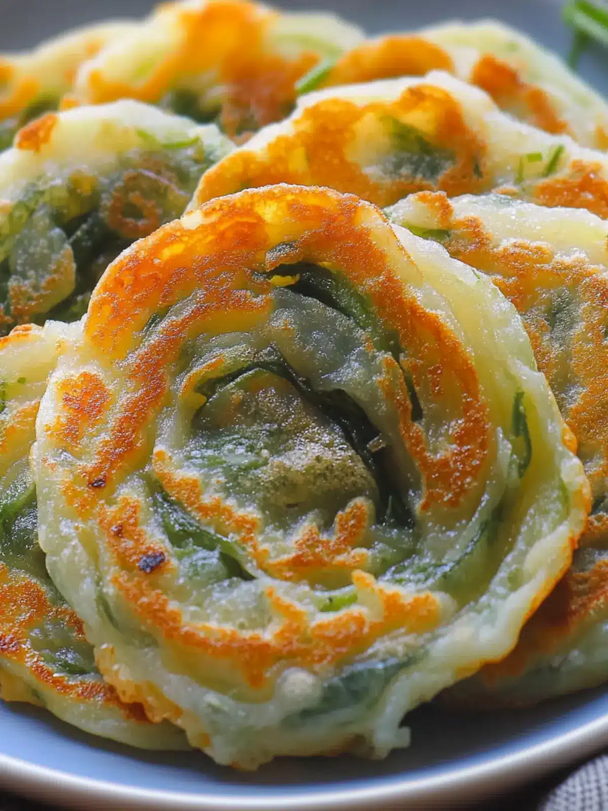 Delicious Rice Paper Scallion Pancakes Ready in Minutes 4 Rice Paper Scallion Pancakes