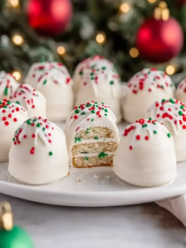 Little Debbie Christmas Tree Cake Truffles